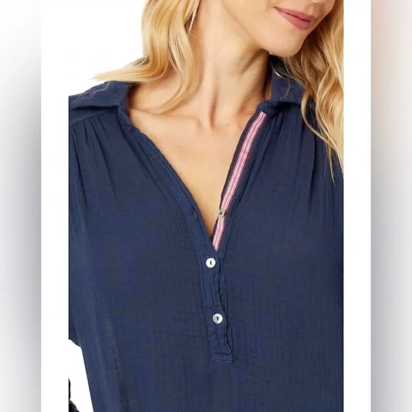 NWT Sundry Shirttail Dress in Navy Sz Small (1) - Picture 3 of 13